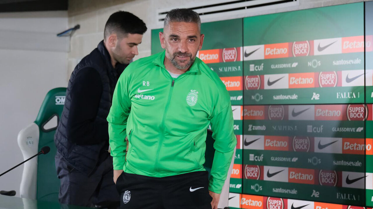 Rui Borges mostrou-se confiante junto do grupo do Sporting