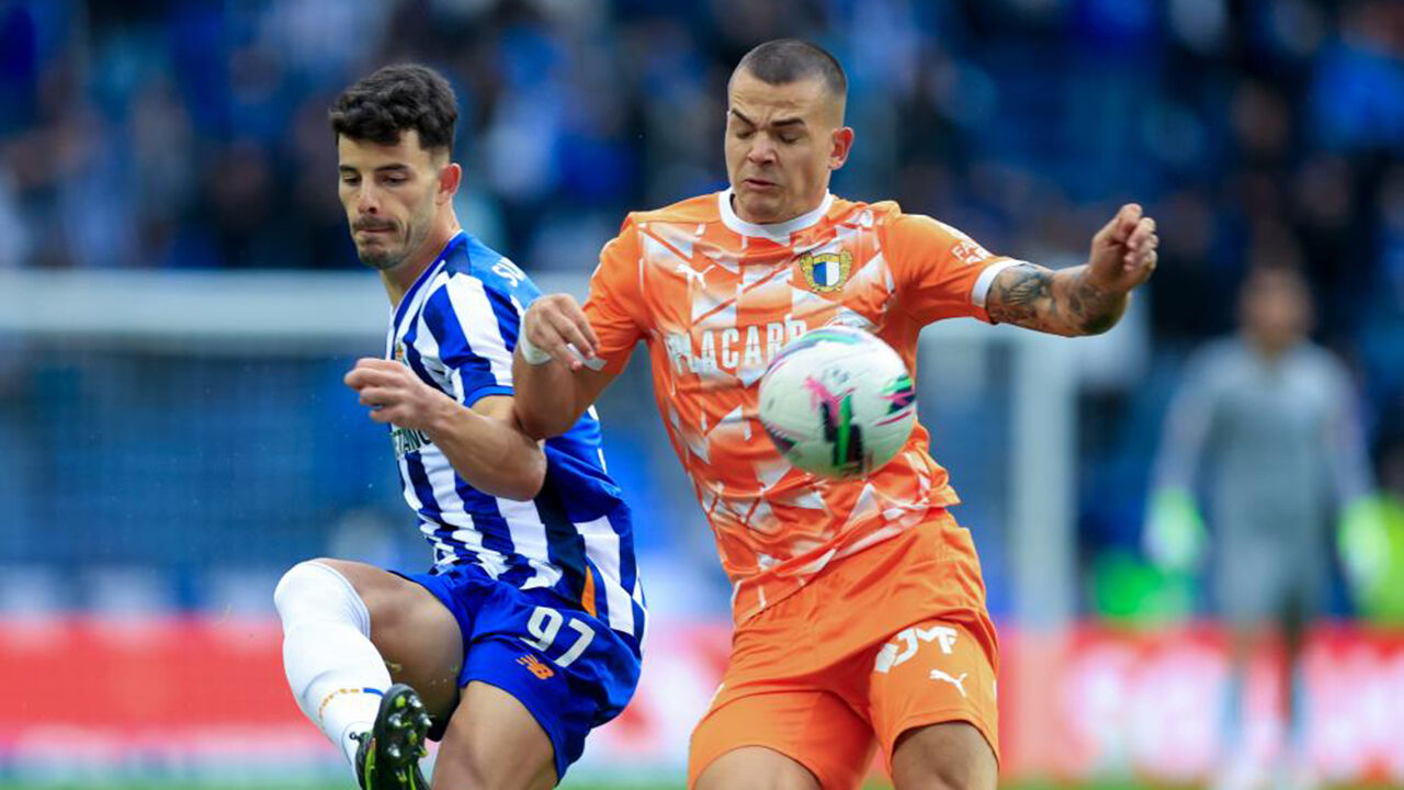 José Pedro em ação diante do Famalicão