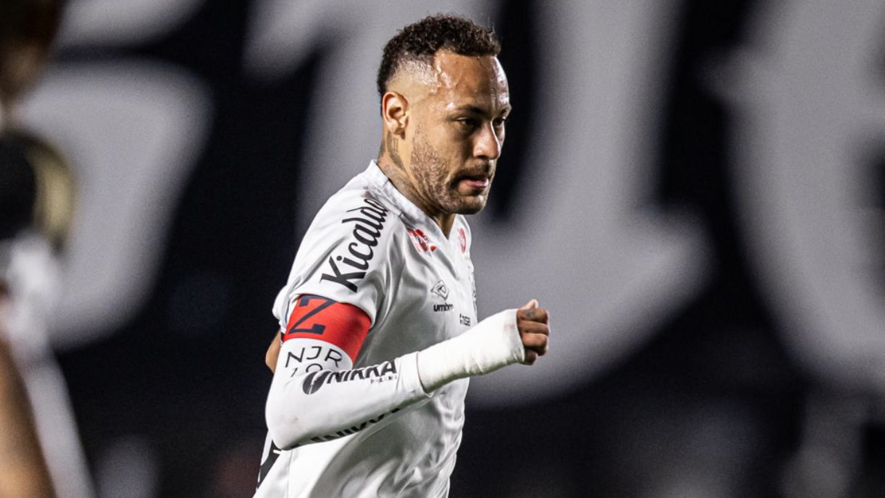 Neymar em ação pelo Santos