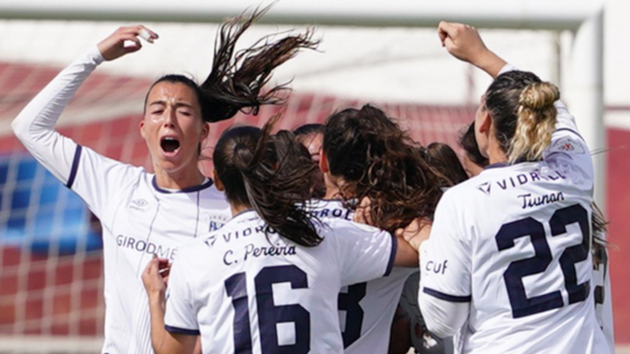 Torreense festeja vitória sobre o Sp. Braga na 1.ª mão das meias-finais da Taça de Portugal feminina