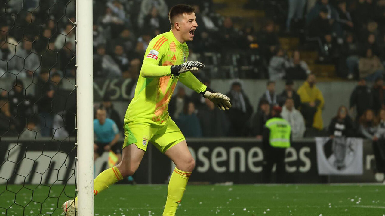 Trubin destacou-se em Guimarães