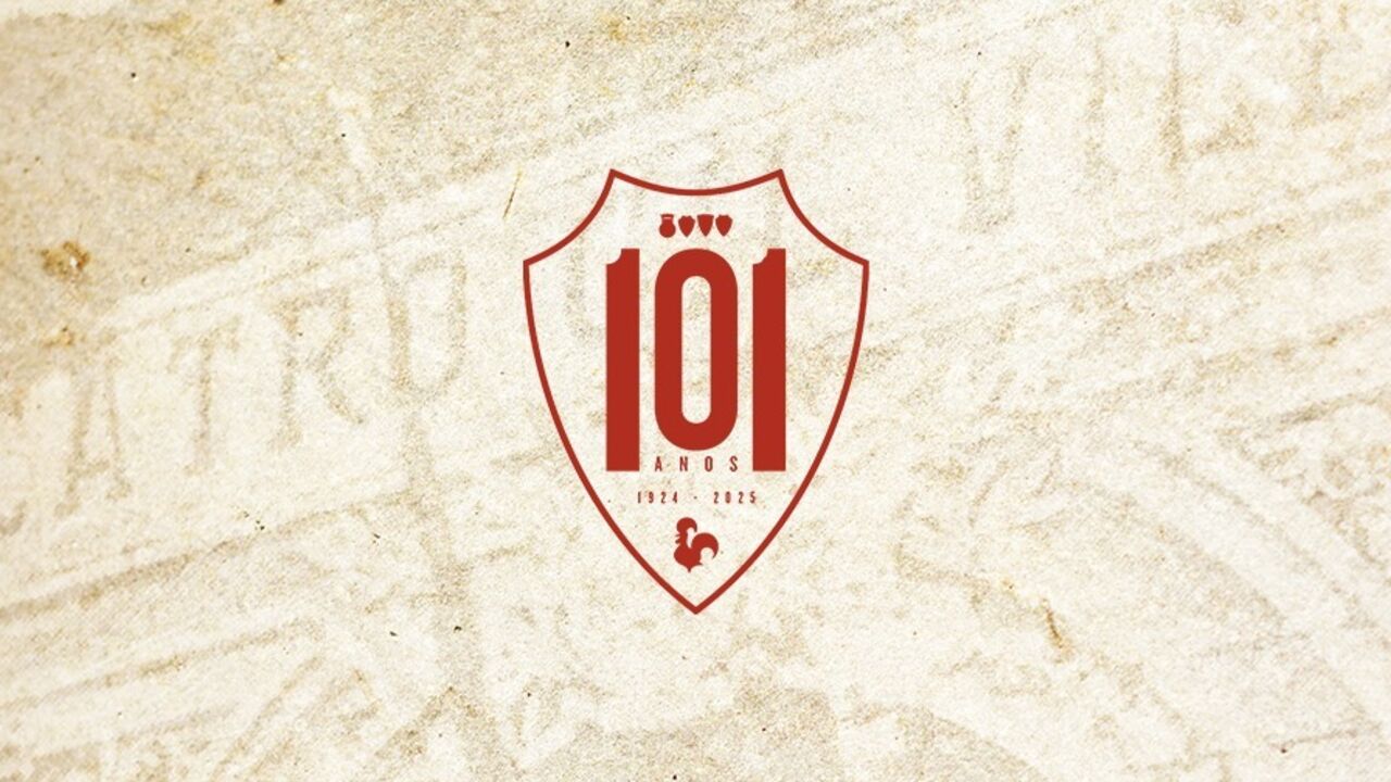 O símbolo da comemoração do 101º aniversário do Gil Vicente