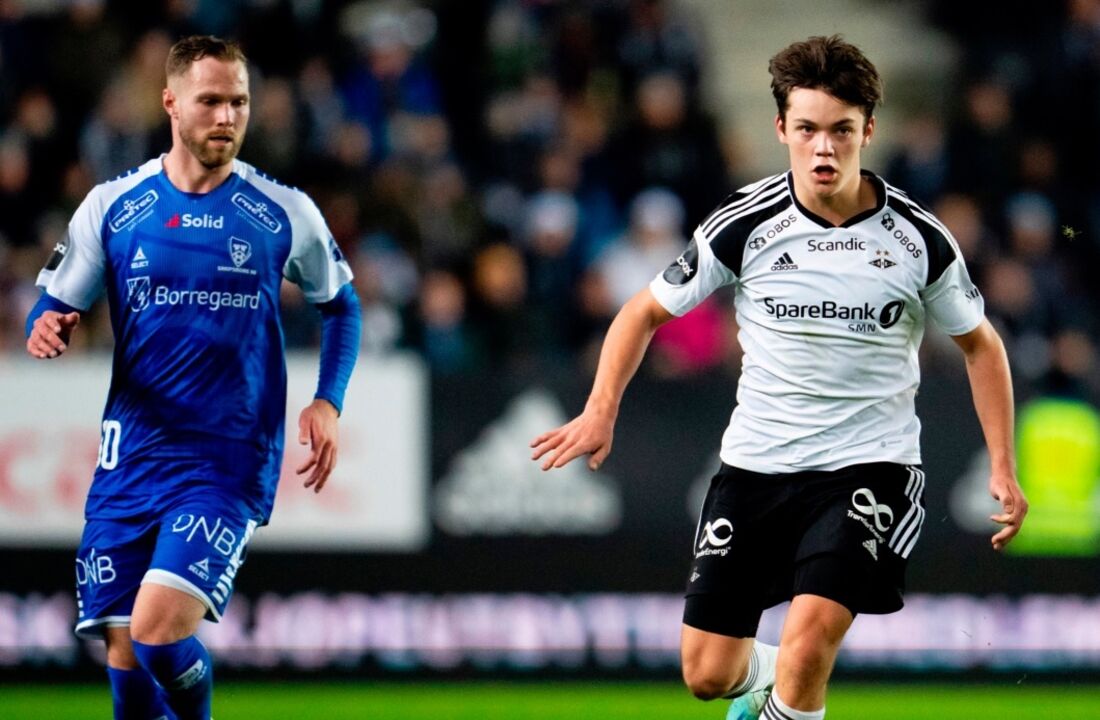 Nypan em ação pelo Rosenborg