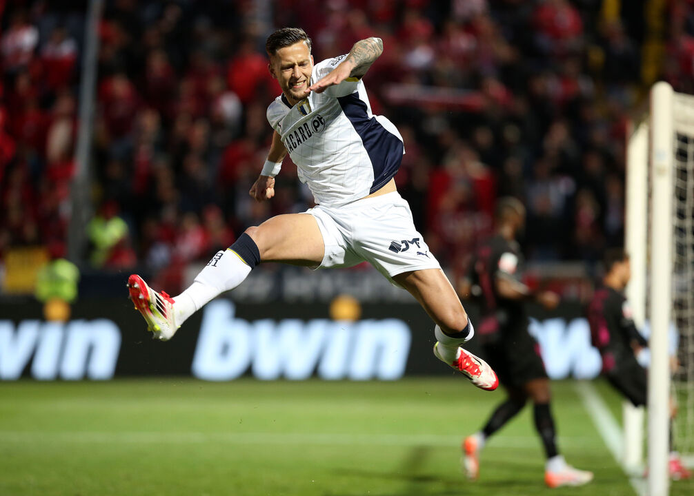 Festejos do Famalicão frente ao Sp. Braga