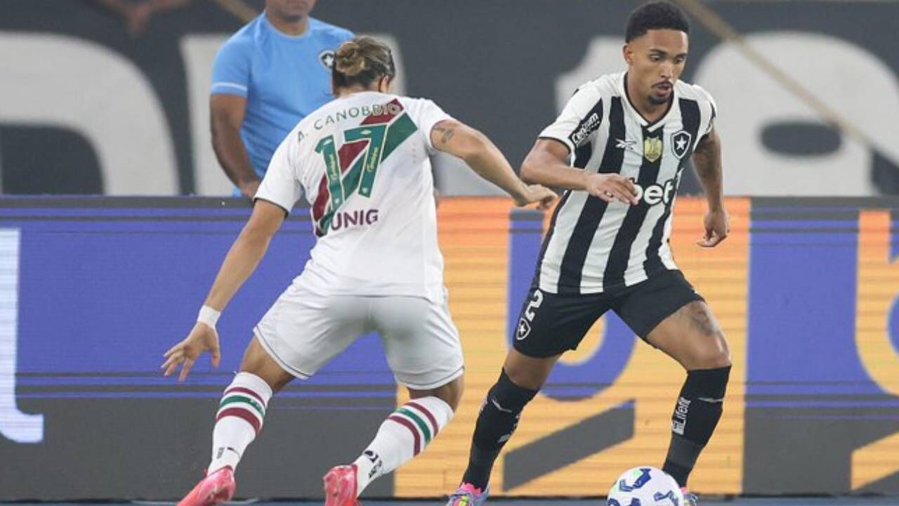 Botafogo e Fluminense em ação no Brasileirão