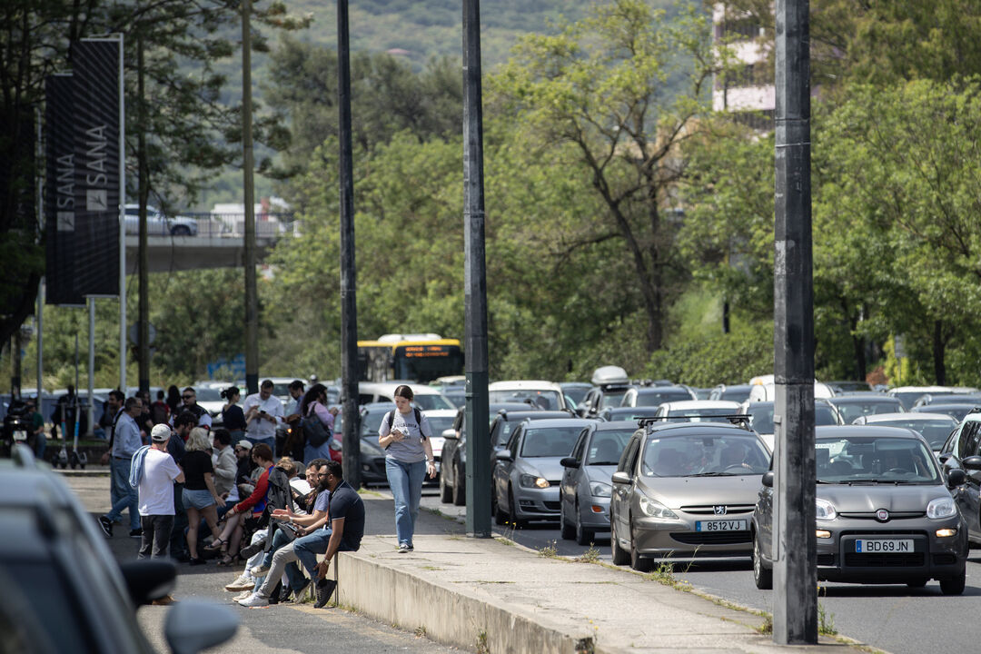 Caos no trânsito devido ao apagão