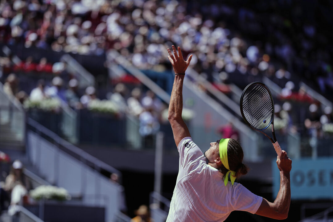 Alexander Zverev no Masters 1.000 de Madrid