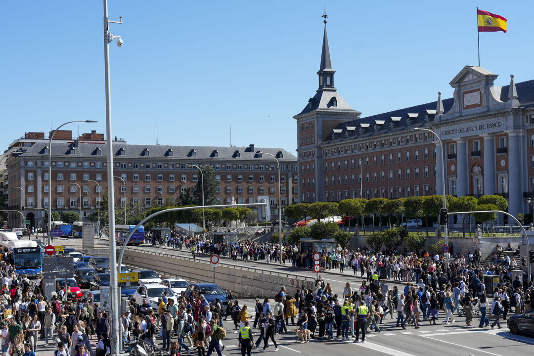 Apagão provoca o caos em Madrid