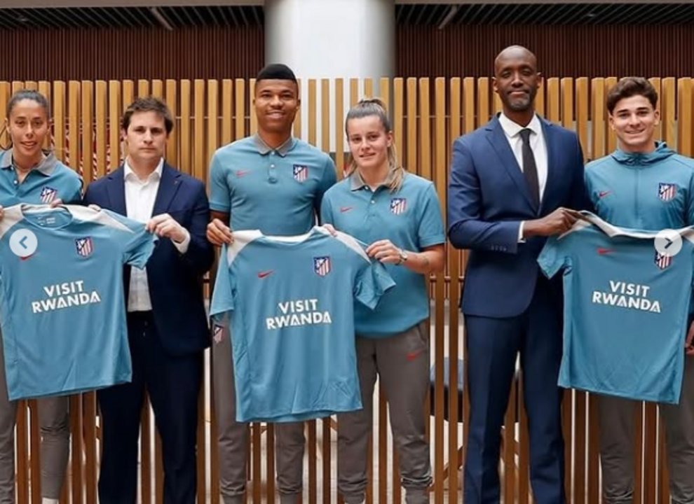 Ruanda chega a acordo com Atlético de Madrid apesar de críticas da RDCongo a patrocínios