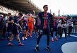 As imagens da festa de campeão do PSG