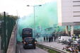 As imagens da apoteótica chegada do autocarro do Sporting a Alvalade para o jogo com o Moreirense