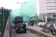 As imagens da apoteótica chegada do autocarro do Sporting a Alvalade para o jogo com o Moreirense