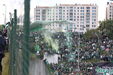 As imagens da apoteótica chegada do autocarro do Sporting a Alvalade para o jogo com o Moreirense