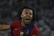 Os festejos do Barcelona após conquista da Taça do Rei, frente ao Real Madrid