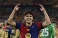 Os festejos do Barcelona após conquista da Taça do Rei, frente ao Real Madrid