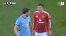 Rúben Dias e Ugarte 'picados' durante o Man. United-Man. City