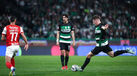 Gyökeres durante o Sporting-Sp. Braga