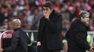 Bruno Lage durante o Benfica-Arouca
