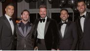 Luis Suárez, Lionel Messi, David Beckham, Sergio Busquets e Jordi Alba 