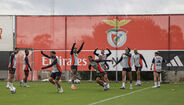 Último treino do Benfica antes do clássico com o FC Porto