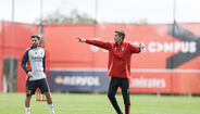 Último treino do Benfica antes do clássico com o FC Porto