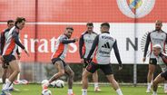 Último treino do Benfica antes do clássico com o FC Porto