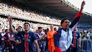 As imagens da festa de campeão do PSG