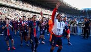 As imagens da festa de campeão do PSG