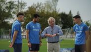Rui Teixeira trocou impressões com quem lhe segue as pisadas