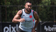 Dimitri Payet durante um treino do Vasco da Gama