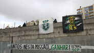 As imagens da apoteótica chegada do autocarro do Sporting a Alvalade para o jogo com o Moreirense