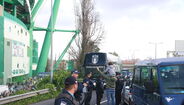 As imagens da apoteótica chegada do autocarro do Sporting a Alvalade para o jogo com o Moreirense