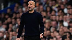 Pep Guardiola, treinador do Manchester City