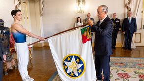 Ginásio Clube Português homenageado pelo Presidente da República