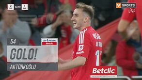 Pavlidis 'devolve' assistência a Aktürkoglu e turco bisa diante do Farense