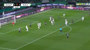 Meia distância de Geny volta a fazer estragos: Sporting abriu assim o marcador frente ao Rio Ave
