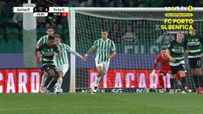 O lance do penálti sobre Geny que permitiu ao Sporting aumentar a vantagem sobre o Rio Ave