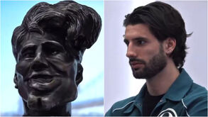 A cara diz tudo: Szoboszlai nem quis acreditar quando viu estátua em sua homenagem