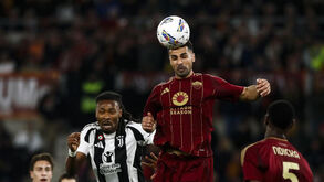 Duelo áereo no Roma-Juventus