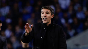 Bruno Lage durante o FC Porto-Benfica