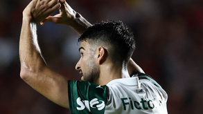 Flaco López marcou um dos dois golos na vitória do Palmeiras de Abel Ferreira sobre o Sport Recife de Pepa