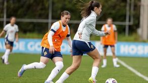 Telma Encarnação integrada no treino da Seleção Nacional