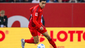 Jamal Musiala ao serviço do Bayern