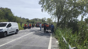 Pelo menos 27 feridos em despiste de autocarro no Cartaxo