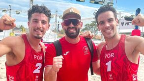 Pedrosa/Campos no quadro principal do Elite16 Saquarema de voleibol de praia