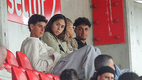 Gabriel Silva a ver os sub-23 do Benfica: o que levou o avançado do Sporting ao Seixal