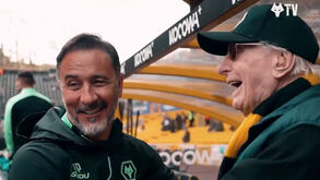 Vítor Pereira conheceu adepto do Wolves com 100 anos: «Tenta apanhar-me!»