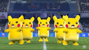 Surreal: cinco Pikachus fazem coreografia especial na final da Superliga indiana