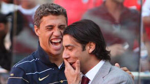 Hérnan Crespo lembra conversa com Rui Costa sobre Di María: «Disseram-me que parte tudo»