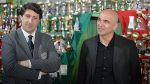 Roberto Martínez visita Marítimo 